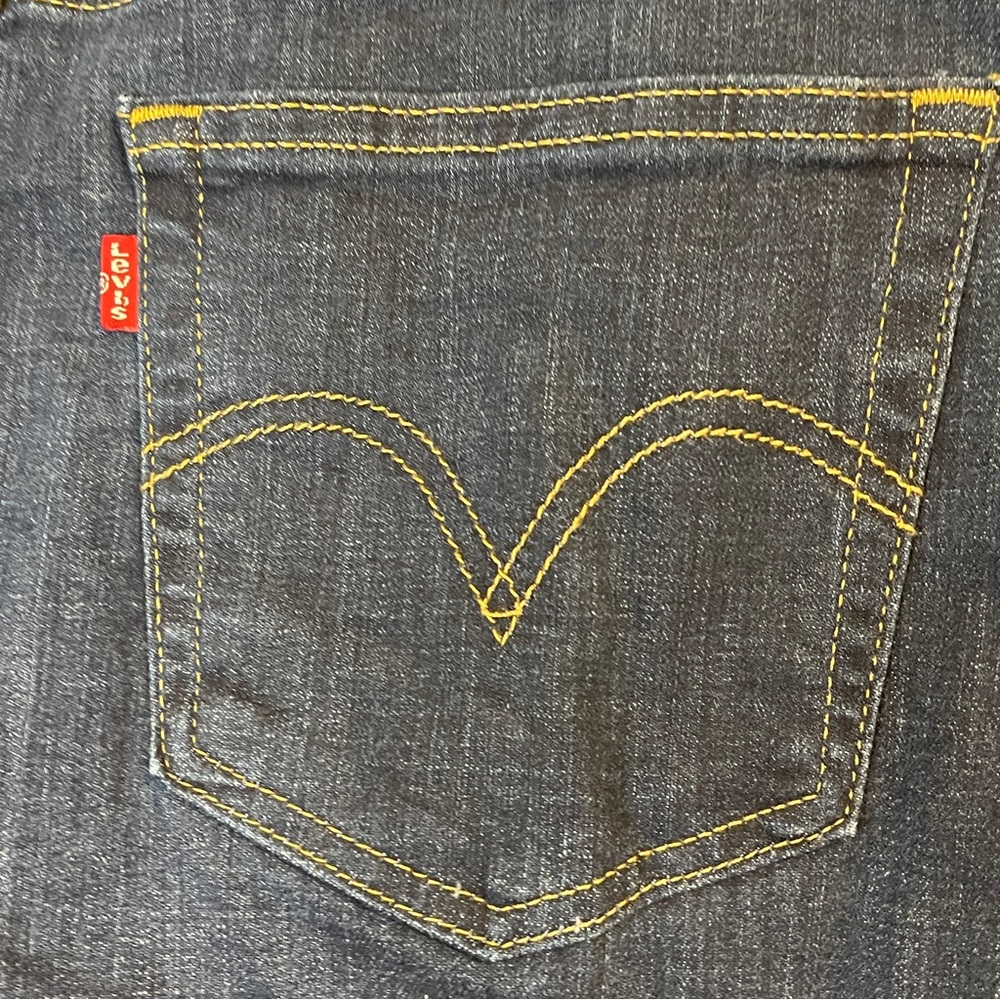 Levi's Indigo Boyfriend Jeans - Picture 4 of 8